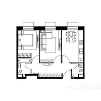 2-комн. апартаменты, 59 м²