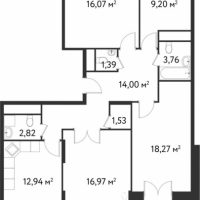 4-комн. квартира, 101,9 м²