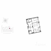 1-комн. квартира, 106,8 м²