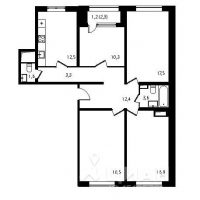 4-комн. квартира, 97,8 м²