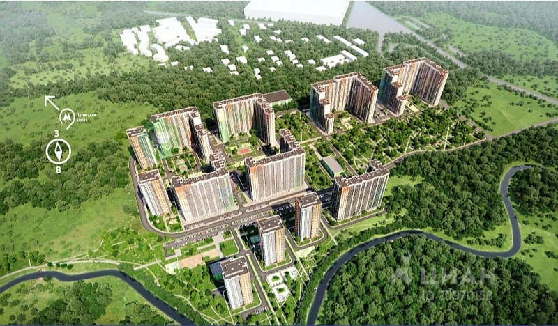 1-комн. квартира, 37,48 м&sup2;