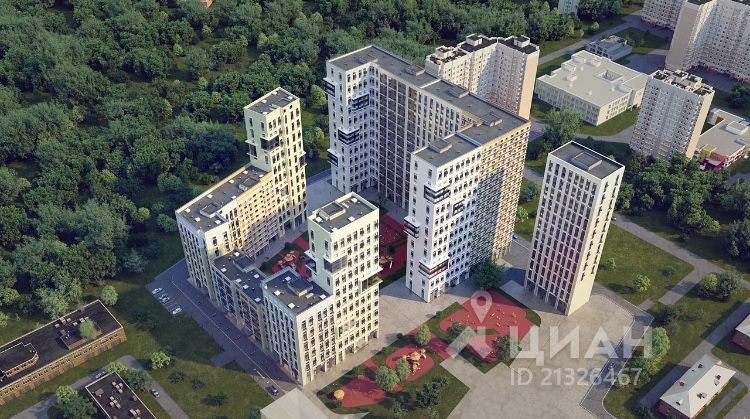 1-комн. апартаменты, 34,05 м²