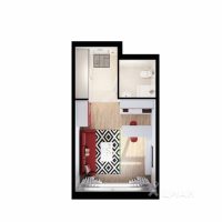 Студия, 20,8 м²