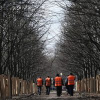 В Москве началось благоустройство парка в пойме Яузы