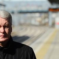 Собянин осмотрел ход строительства путепровода через МЦК