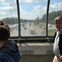 У ТПУ «Саларьево» построили надземный переход через Киевское шоссе