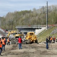 Под Мурманском построили участок обходного пути железной дороги
