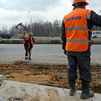 В Москве началась реконструкция путепровода на Дмитровском шоссе